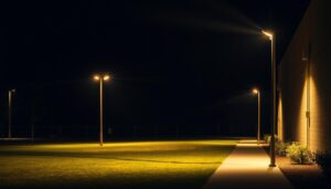 Iluminação na segurança perimetral