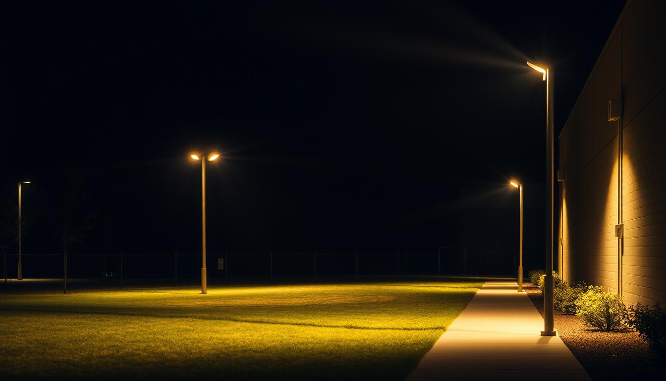 Iluminação na segurança perimetral