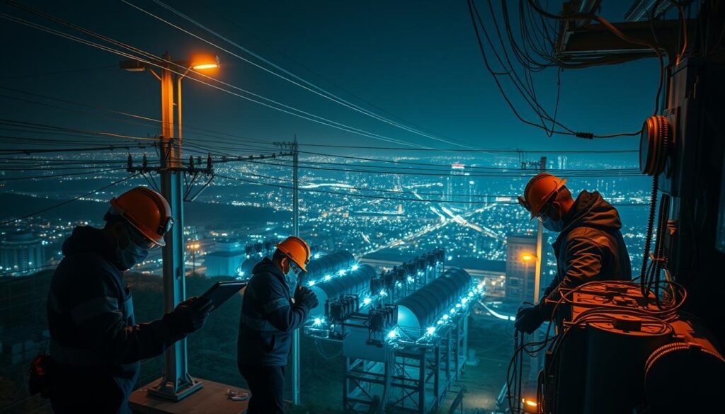 tecnologia avançada em manutenção elétrica