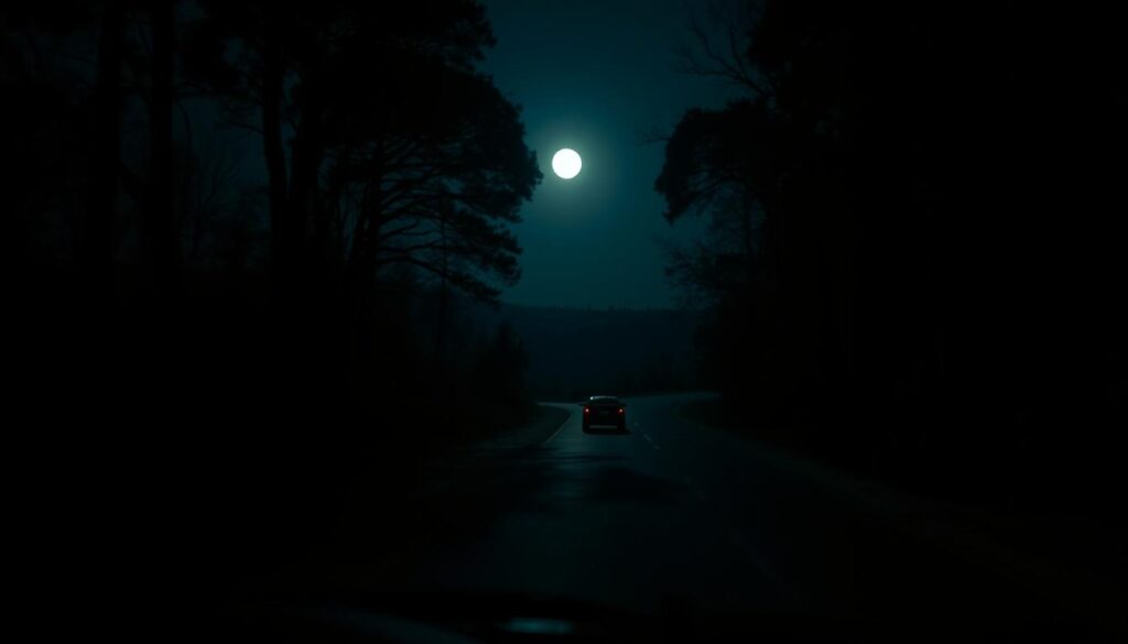 planejamento de rota noturna